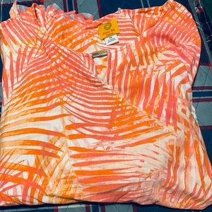 Ruby Rd Top 3X Comfy Knit, Sharkbite hem. Pinks and blues. So pretty! Great buy!